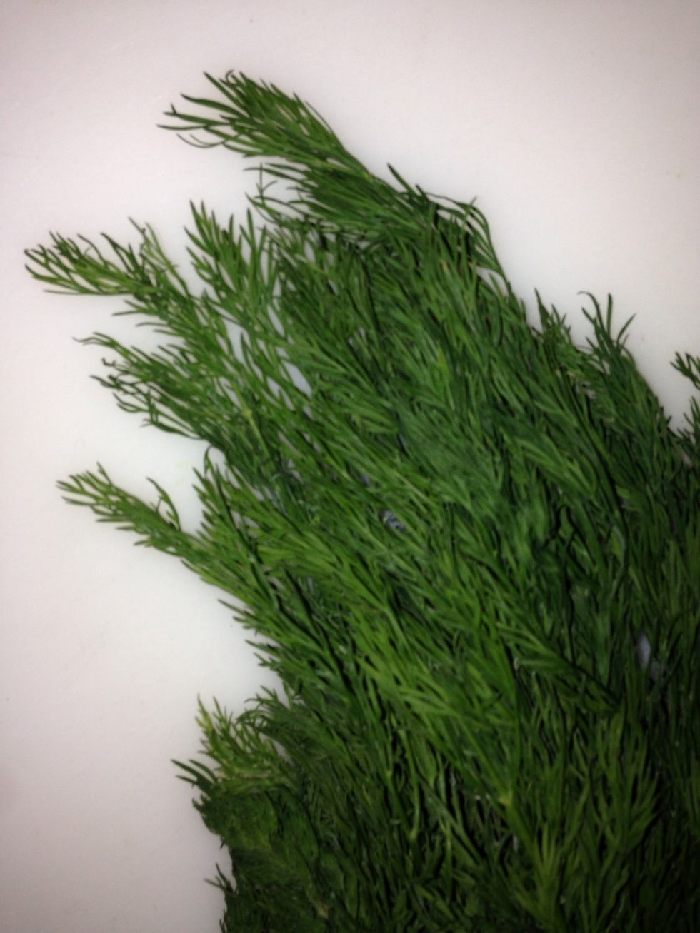 Cut the dill