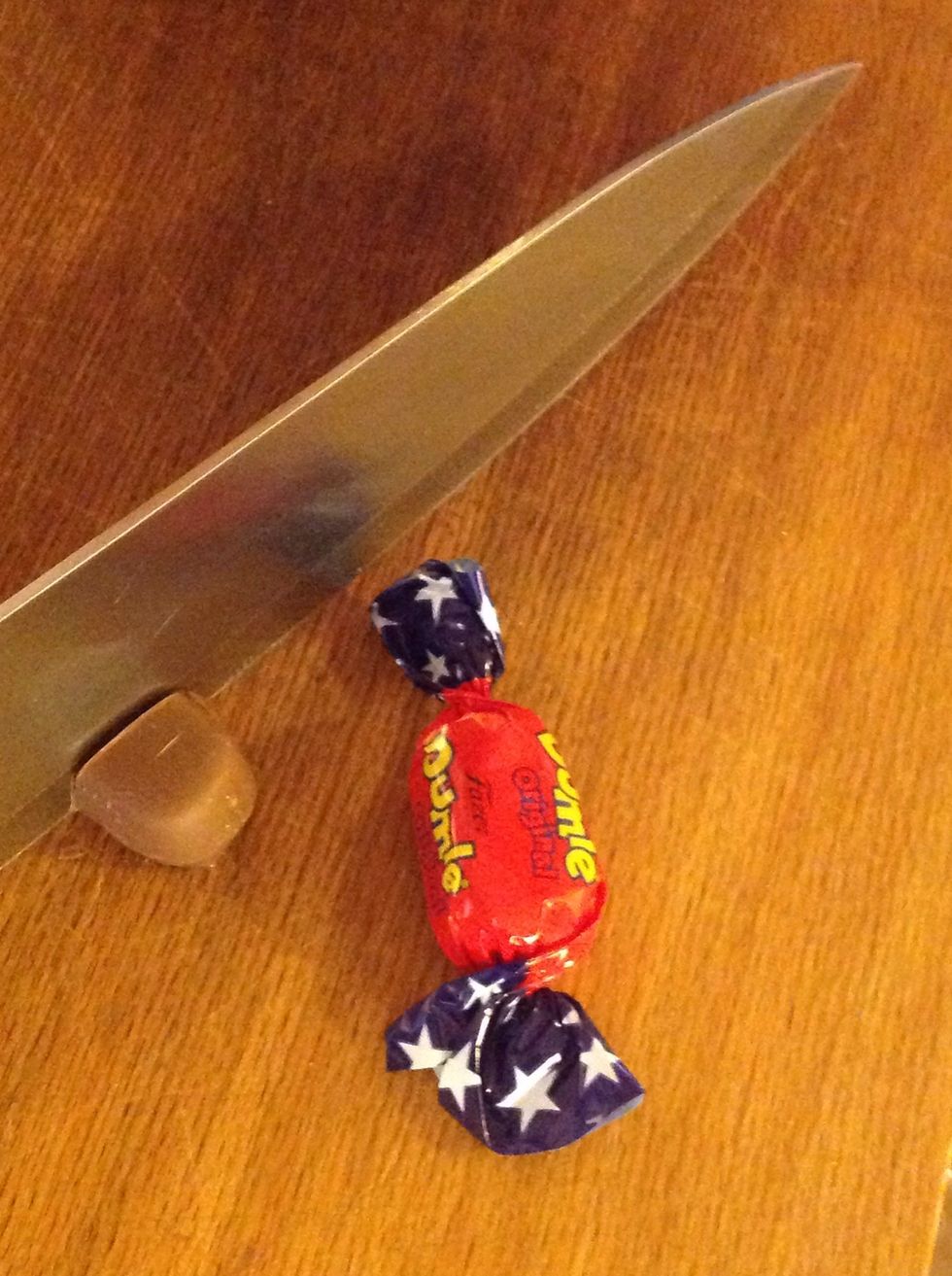 cut the Dumle in two pieces