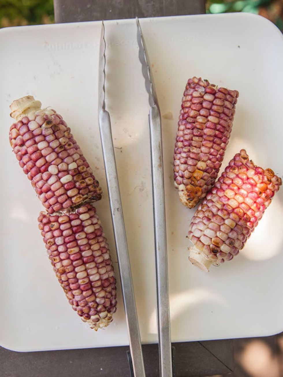 Cut the ears in half.