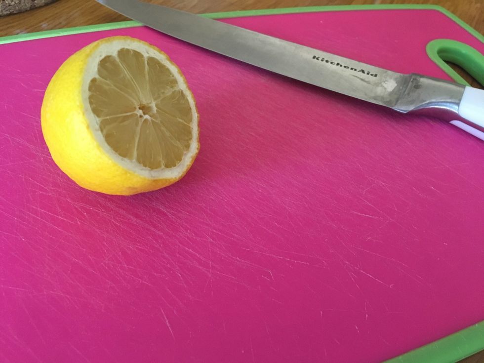 Cut the lemons/ limes in half and remove the seeds
