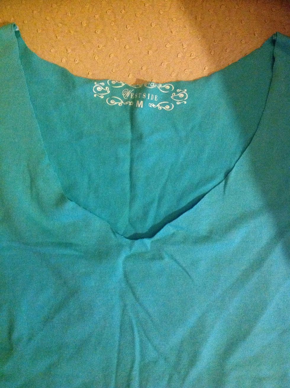 Cut the neck