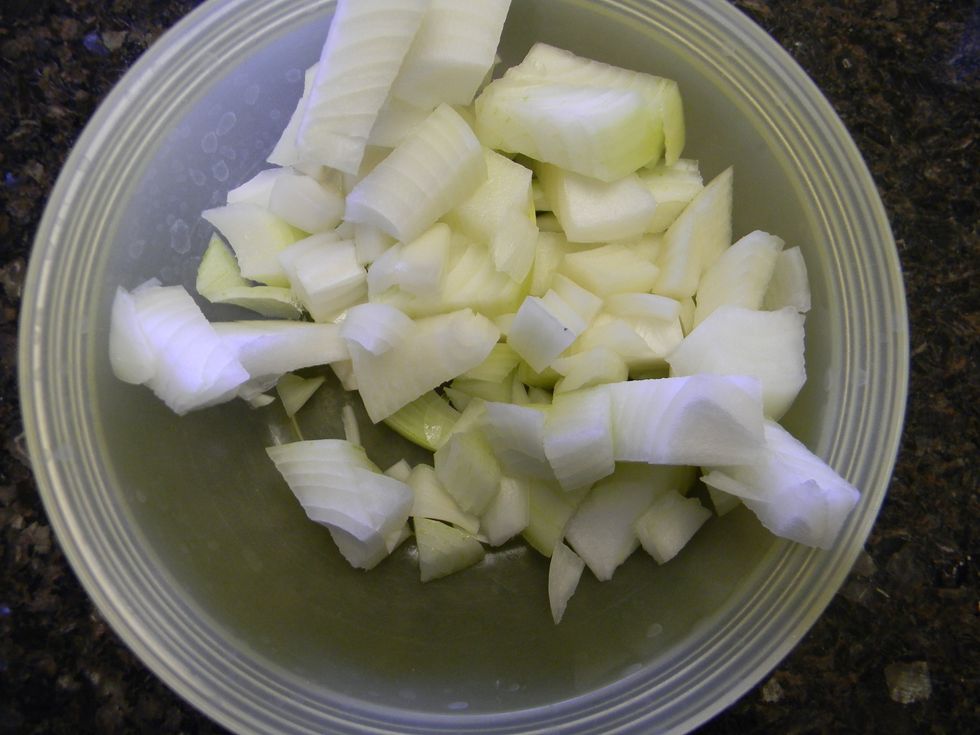 Cut the onion.