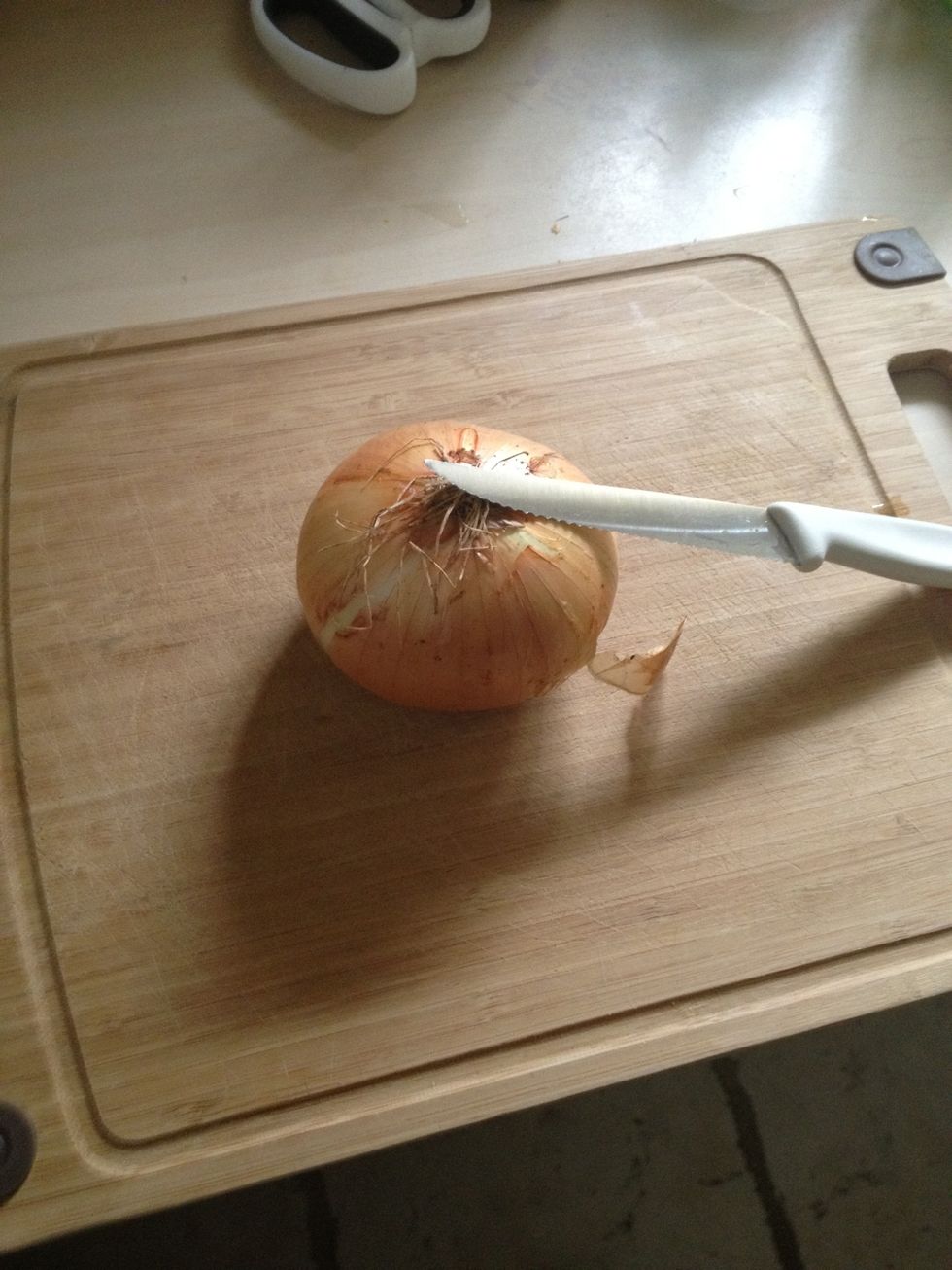 Cut the onion