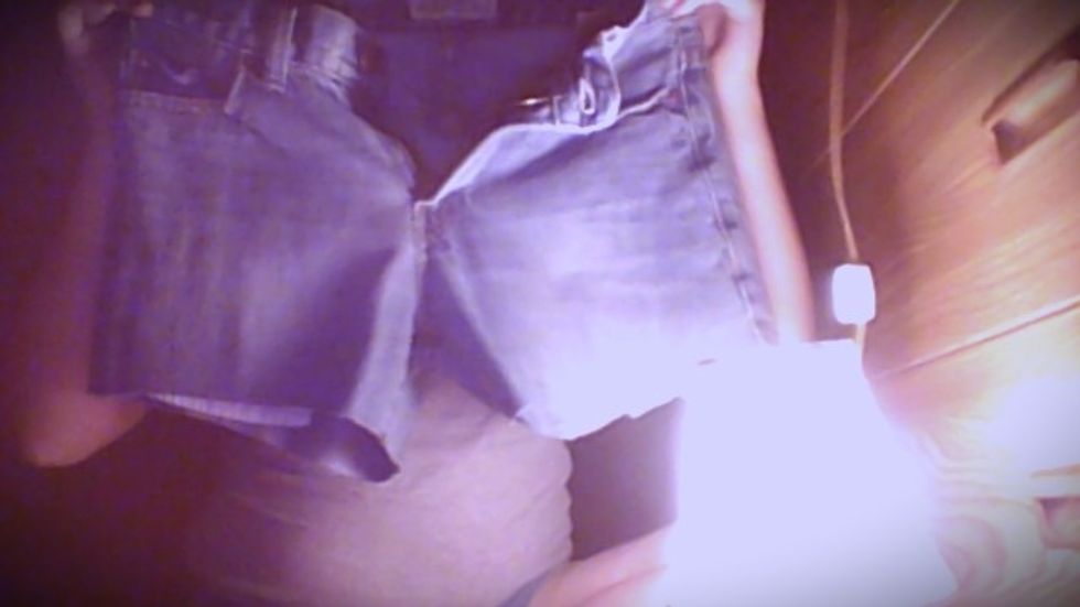 cut the other side to match the first side