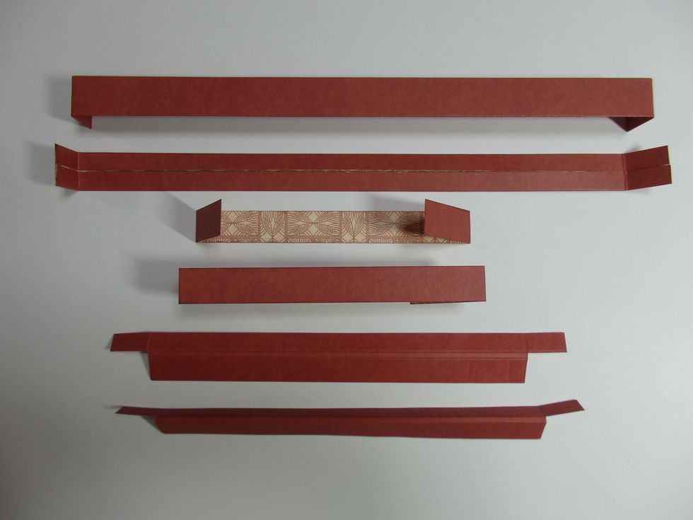 Cut the paper 12'x 5/8'