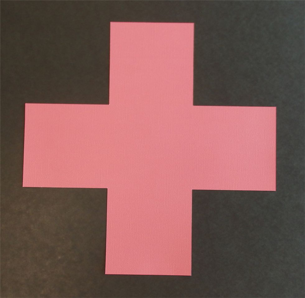 Cut the paper like this12'x12'(each squares are 4'x4')