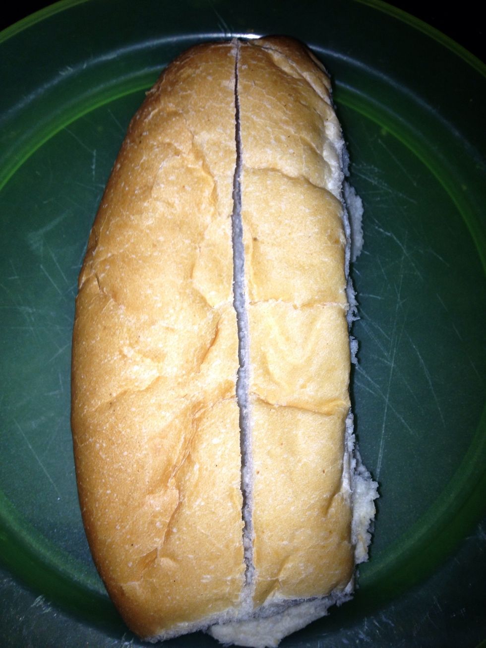 Cut the roll like this