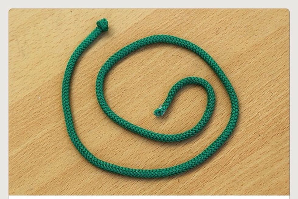 Cut the rope in 1.5m long or as ur wish make two.