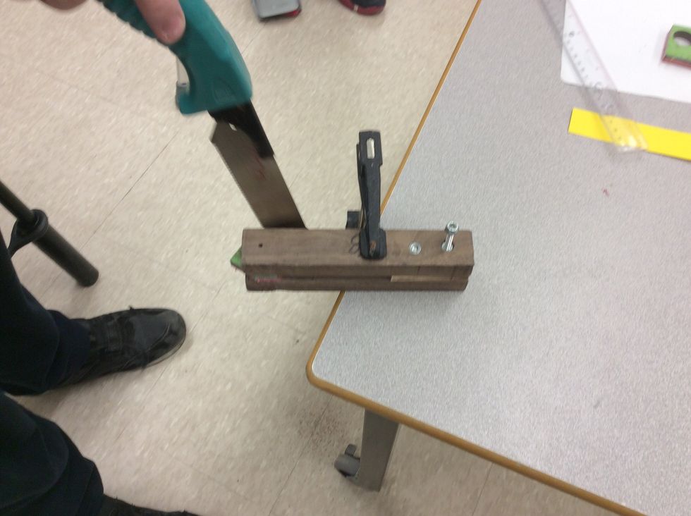 Cut the rough ring into more of a circular shape