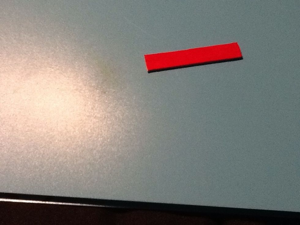 Cut the round part off of the end of the stick do the same for the other one