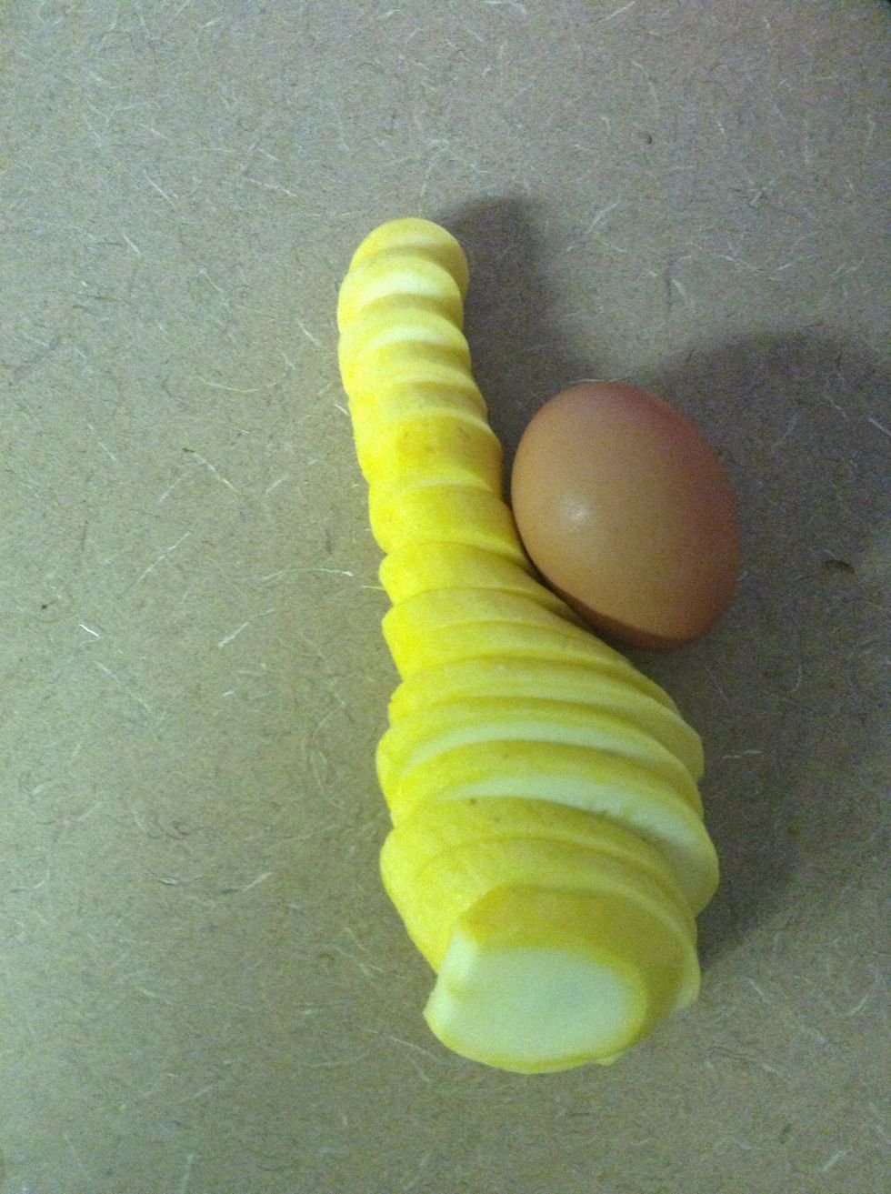 Cut the squash