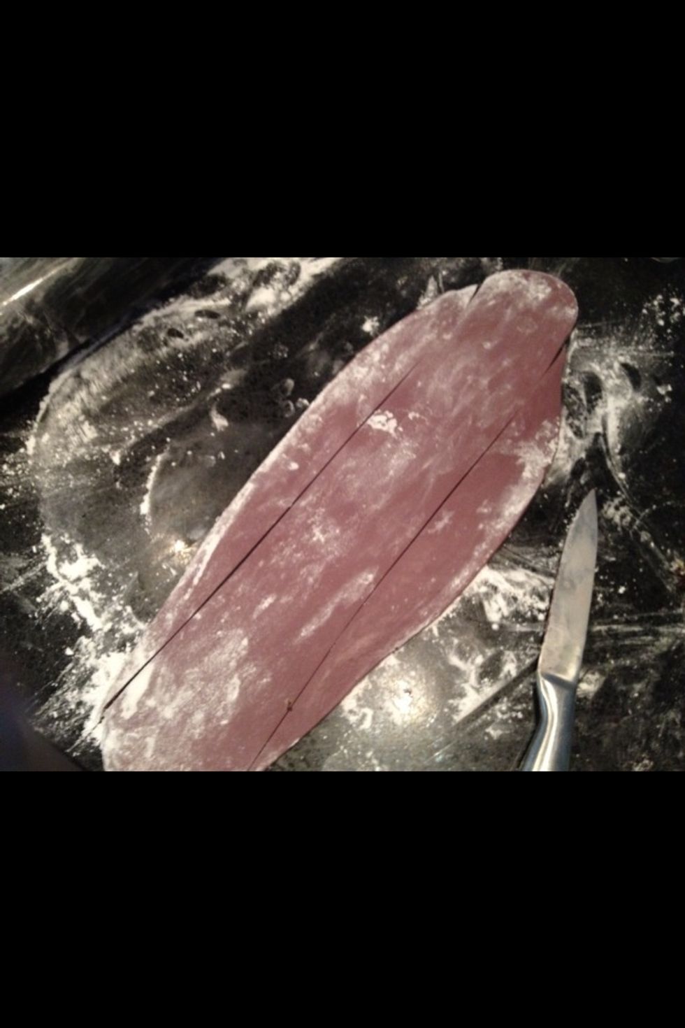 Cut the strips you need