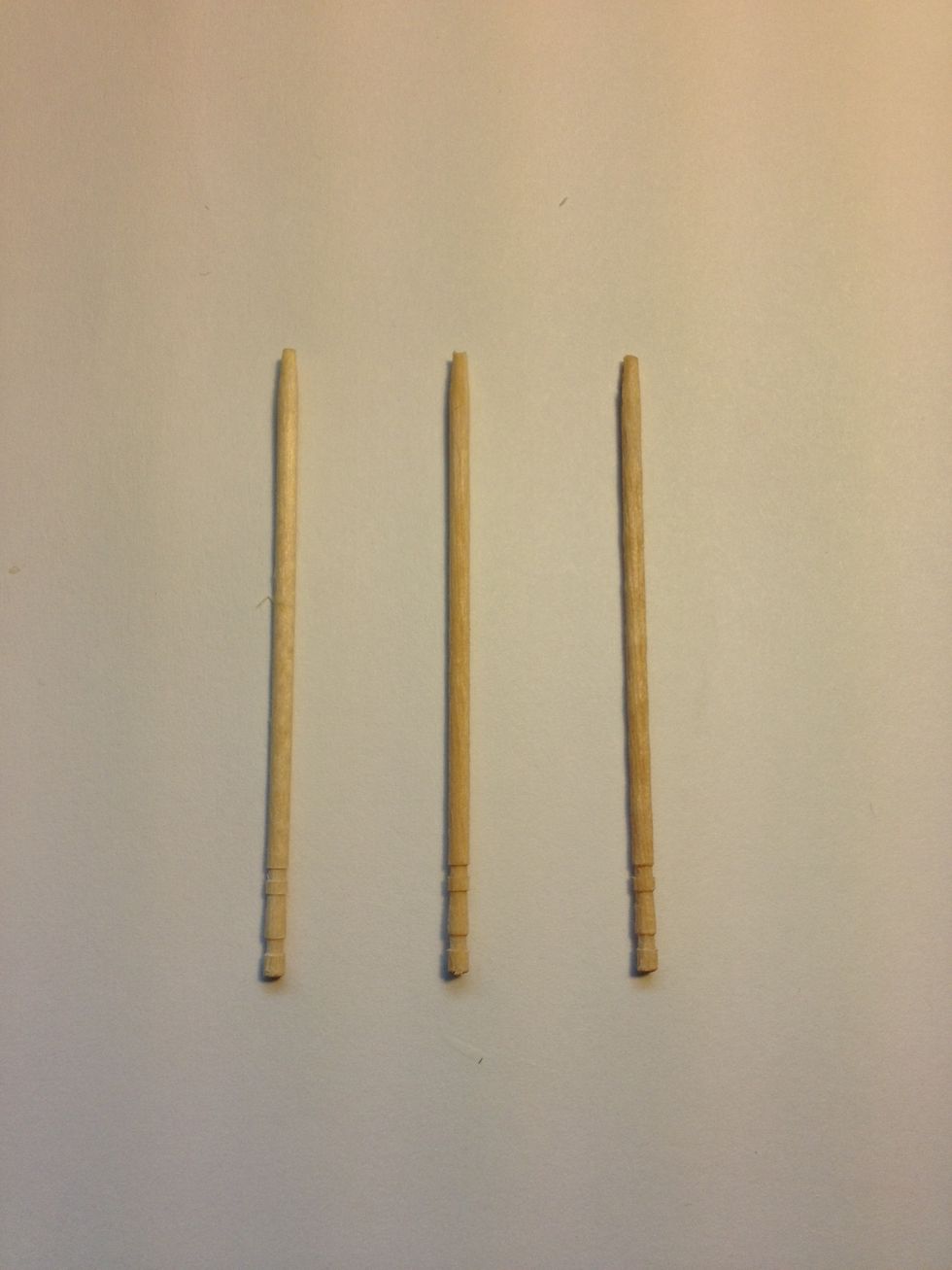 Cut the tips off your tooth picks