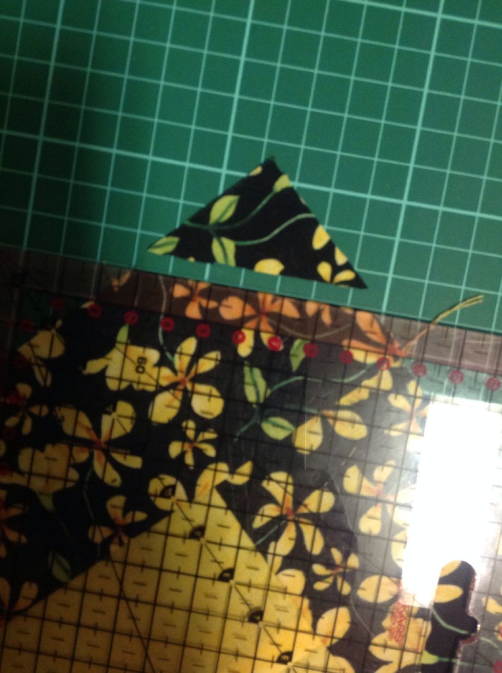 Cut the top of from every block, you can decide the size as long as you do the same on each block.