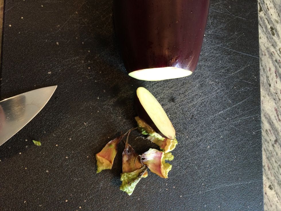 Cut the top off as little as possible.