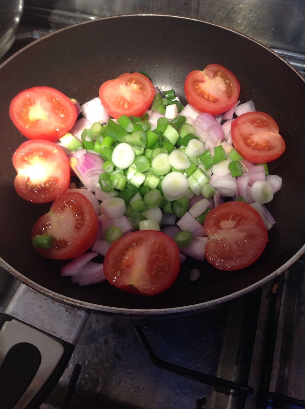 Cut the vegetables like this
