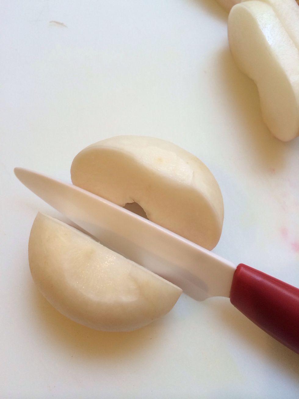 Cut the vegetables the way you desire. I cut them as follows