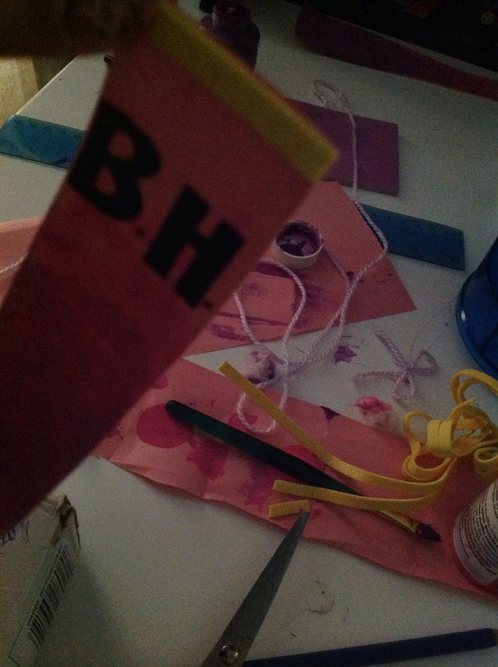 Cut them according to the bookmark size