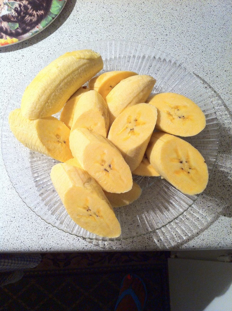 Cut them diagonally about 3 to 5 cm