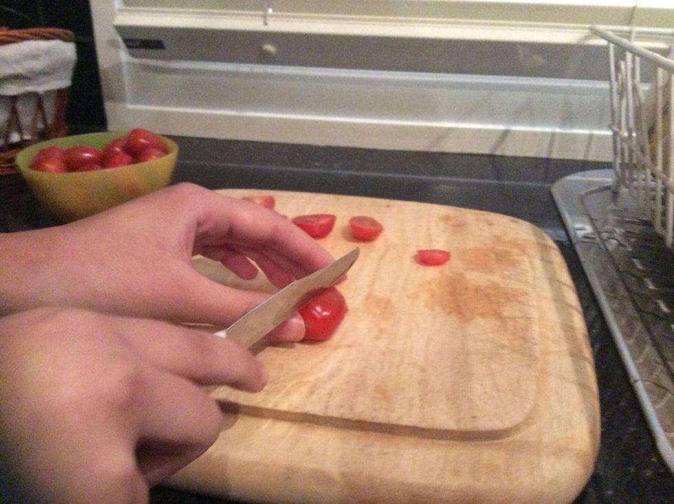 Cut them in half