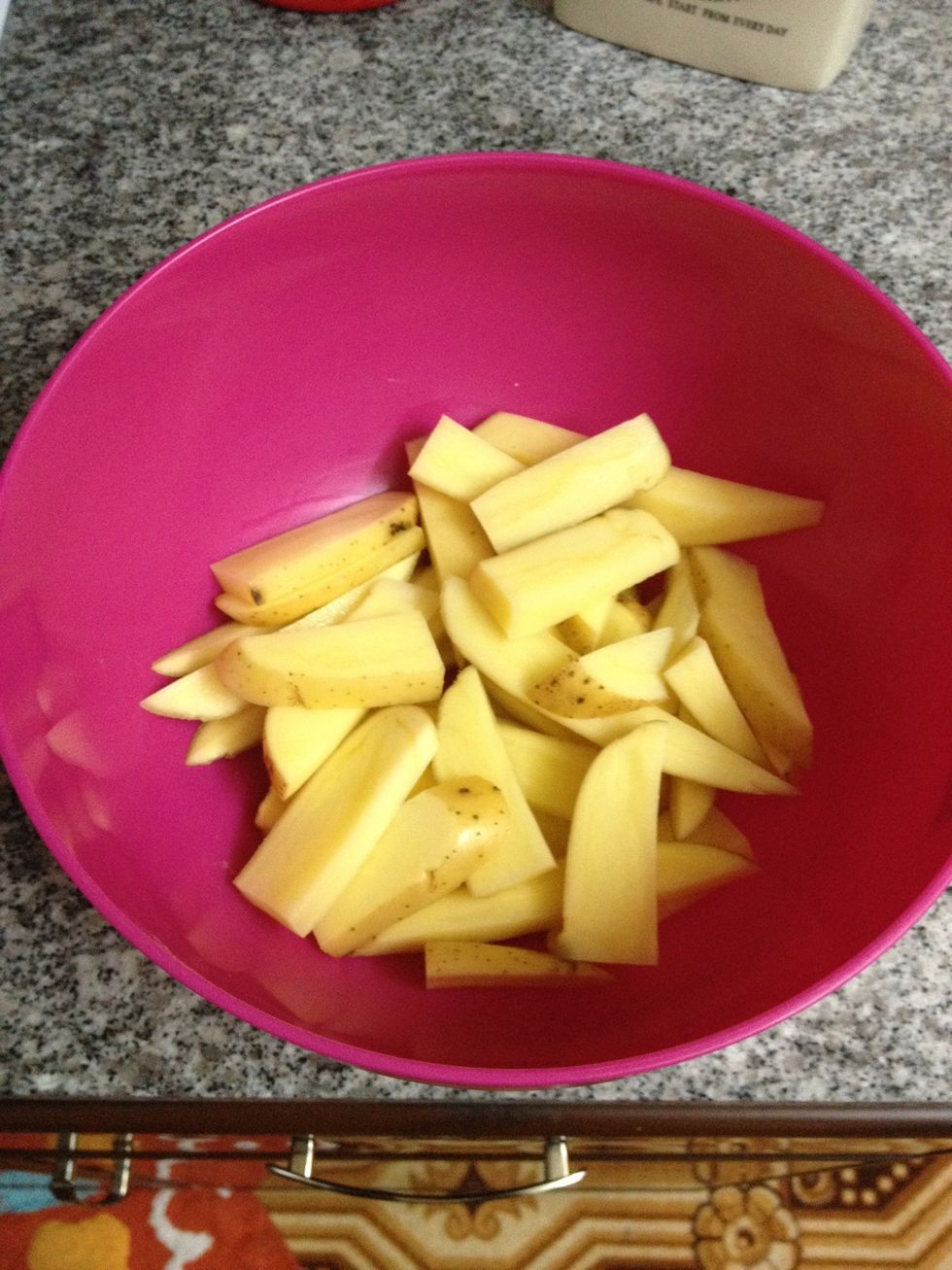 Cut them into different shapes and sizes