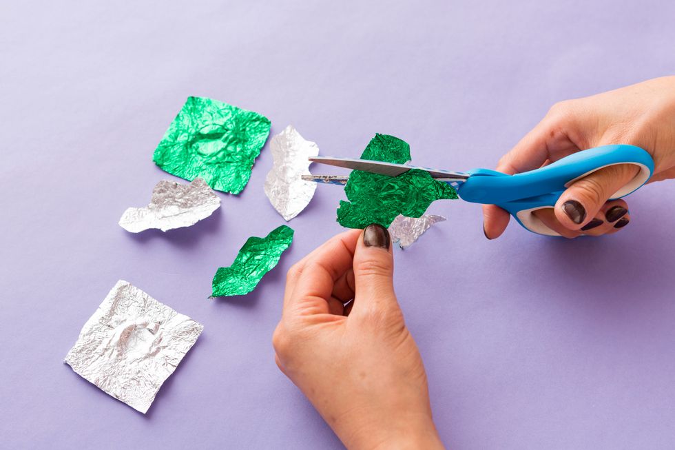 Cut them into leaves.