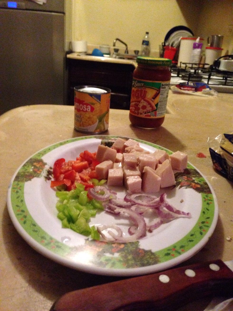 Cut them into little pieces