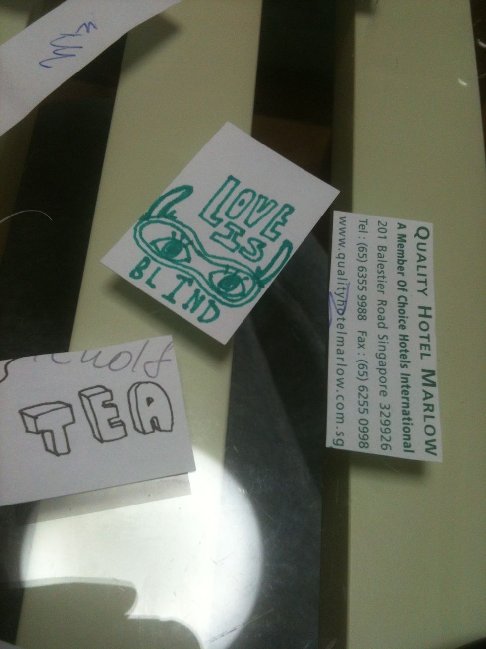 Cut them out as rectangles.