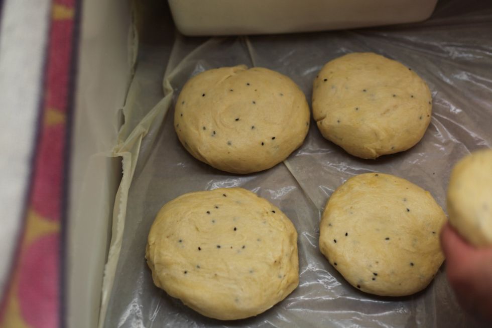 Cut them up into medium size patties. You can choose the size. I'm not a size queen! As long as you can roll them out into larger disks.