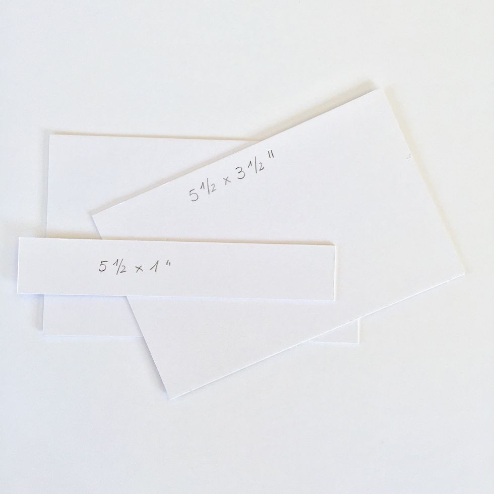 Cut these pieces, they will be the album cover.