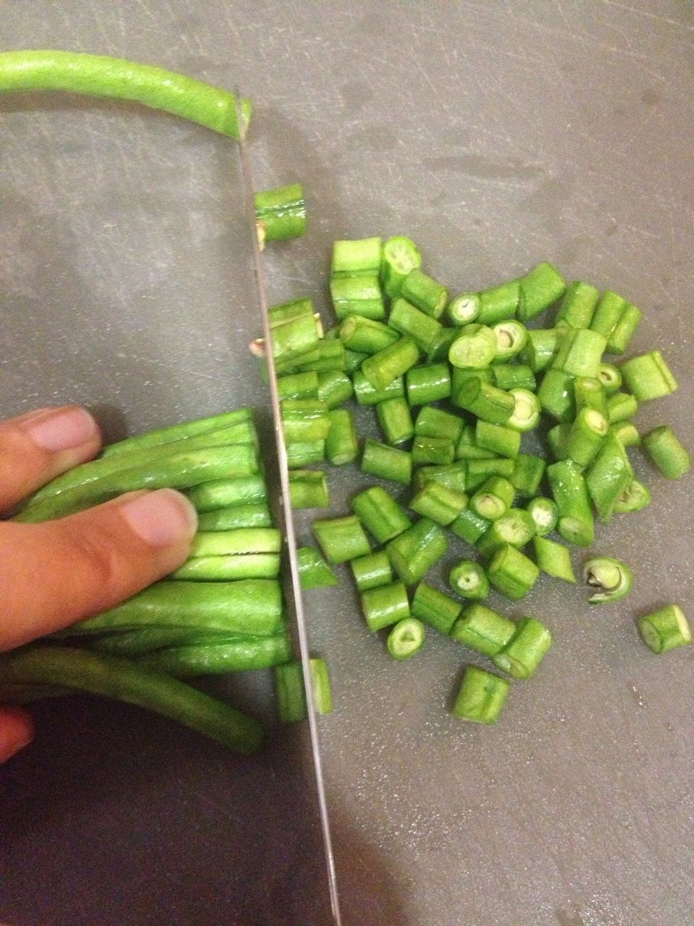 Cut thinly and this is my preferred size.