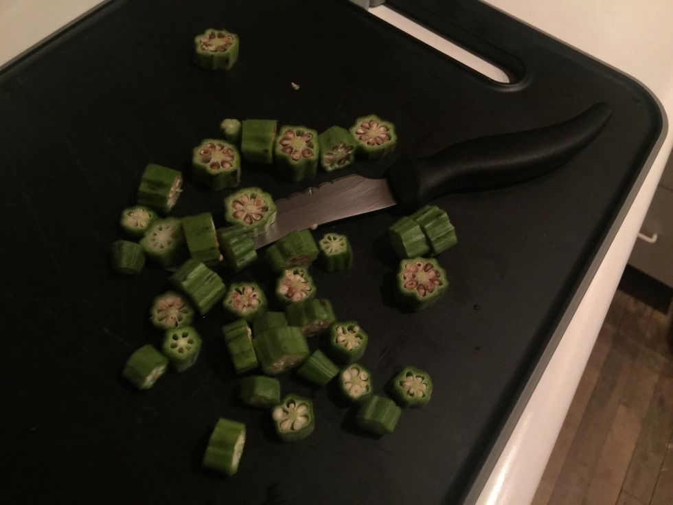 Cut to 1/2" sections