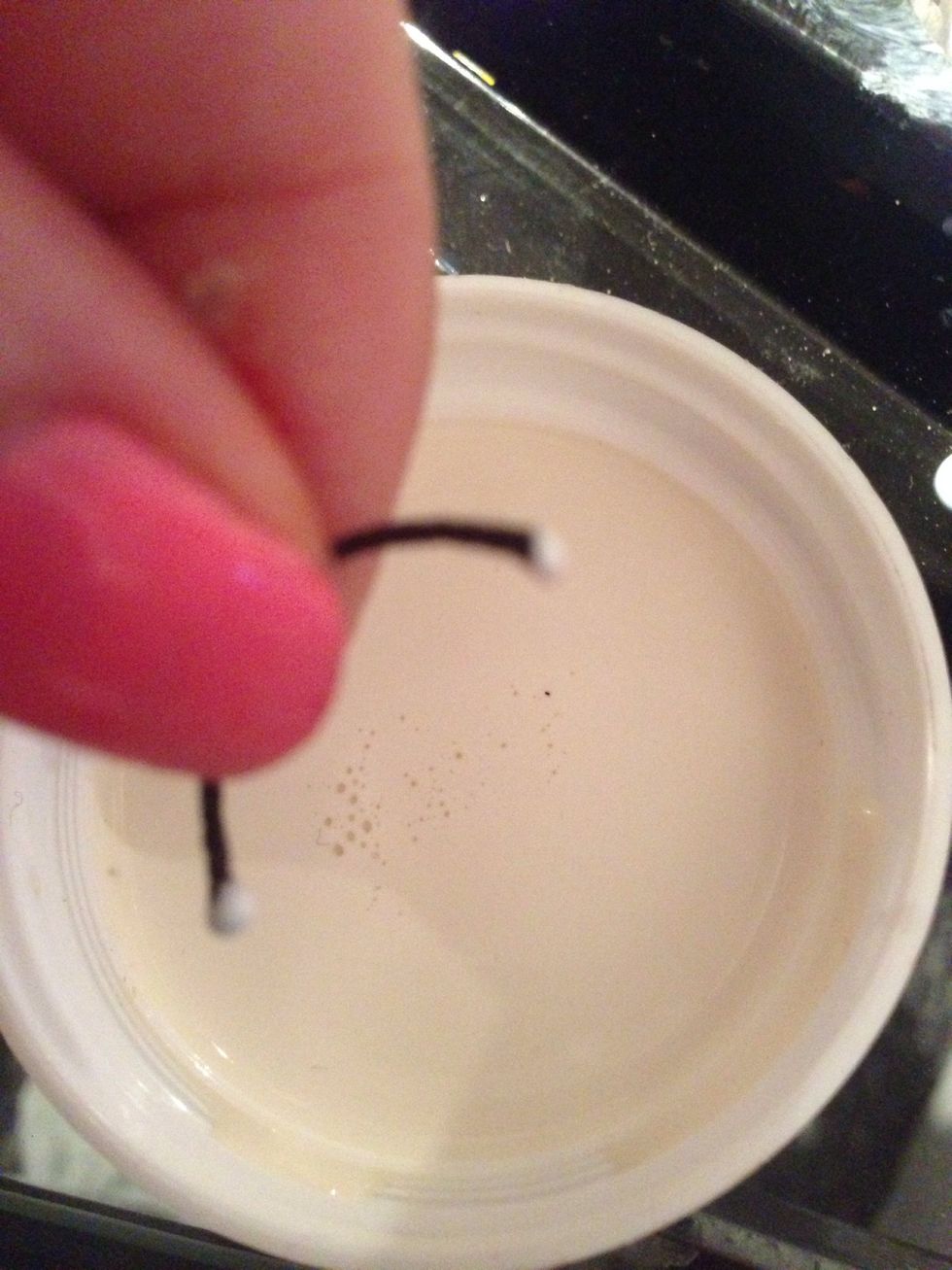 Cut tread into 1inch pieces, and dip the ends in liquid latex