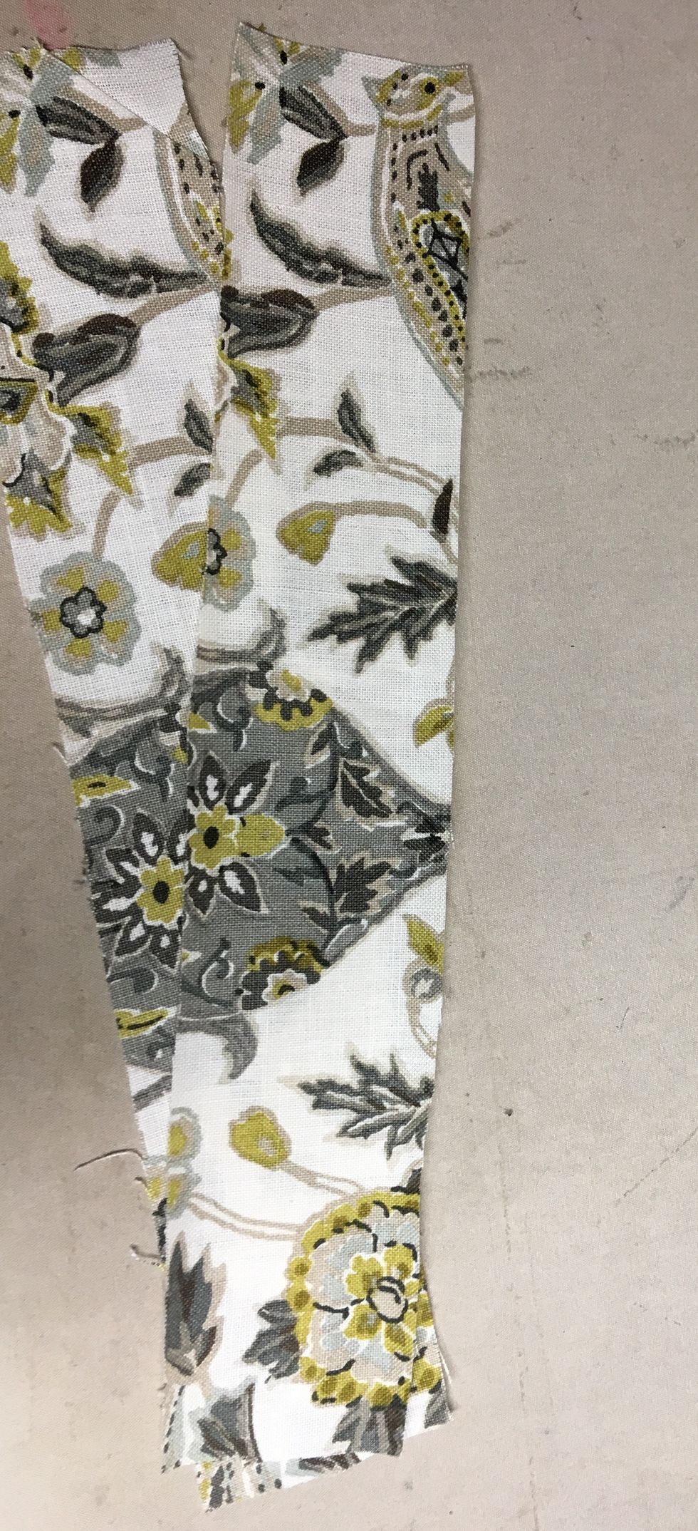 Cut two strips - 27" x 4" for TABS.  Set aside.