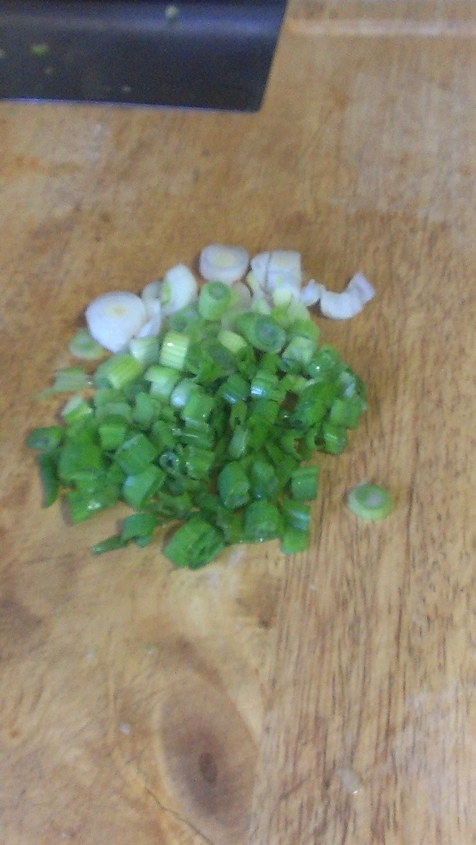 Cut up Green onions