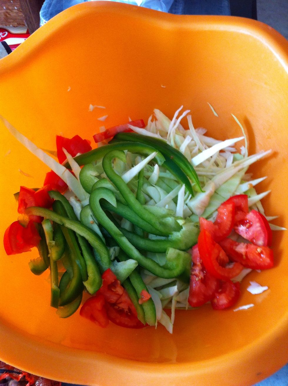 Cut up your veggies