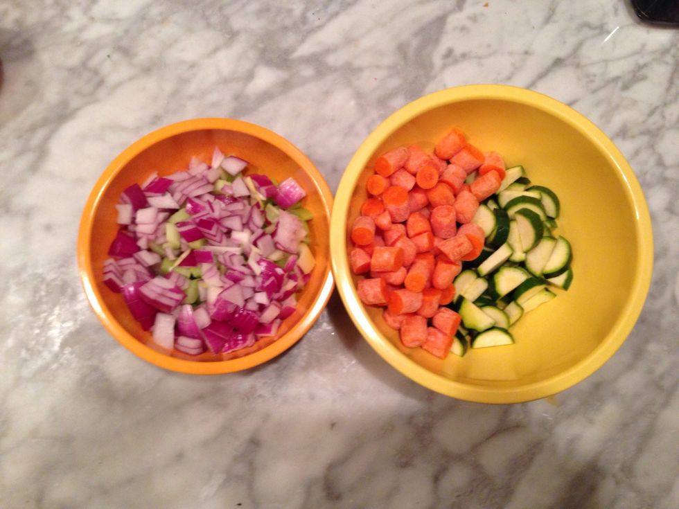 Cut veggies!