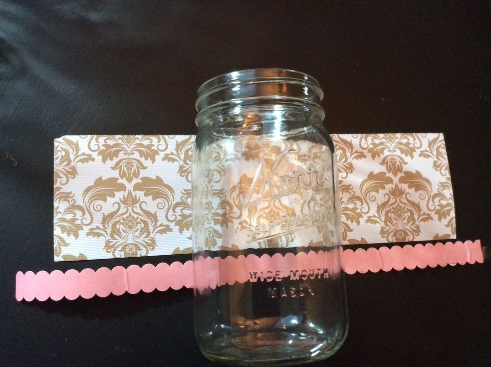 Cut washi tape just a bit longer than paper wrap.