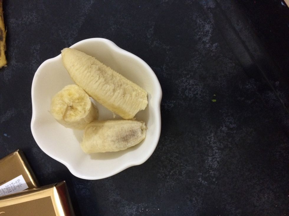 Cut your banana