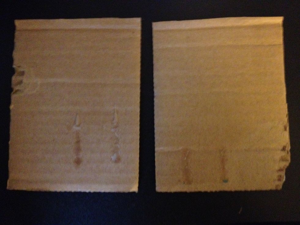 Cut your cardboard into the shape and size you want your background to be. You may want two of the shape for more strength.