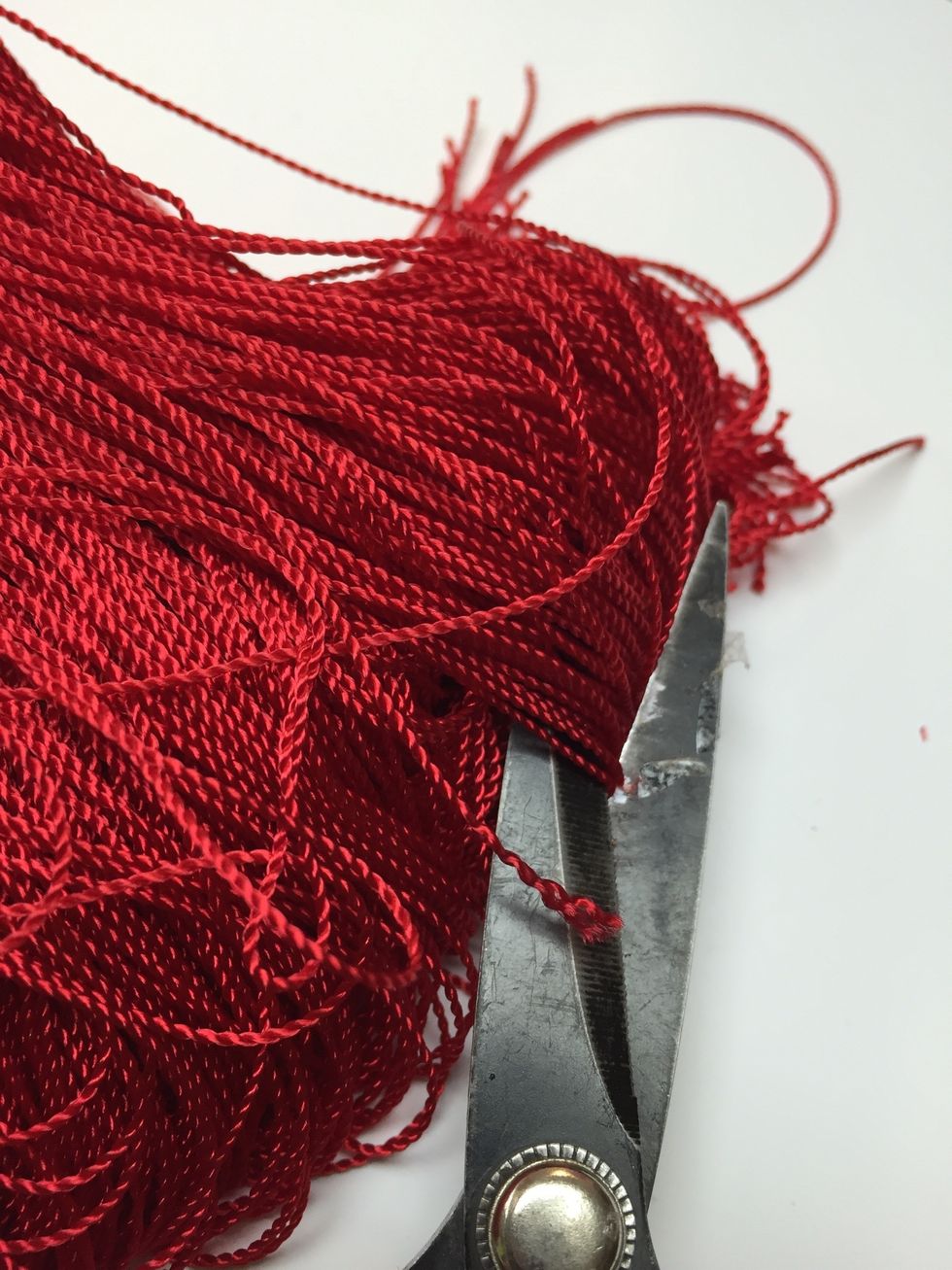 Cut your end threads on the other side