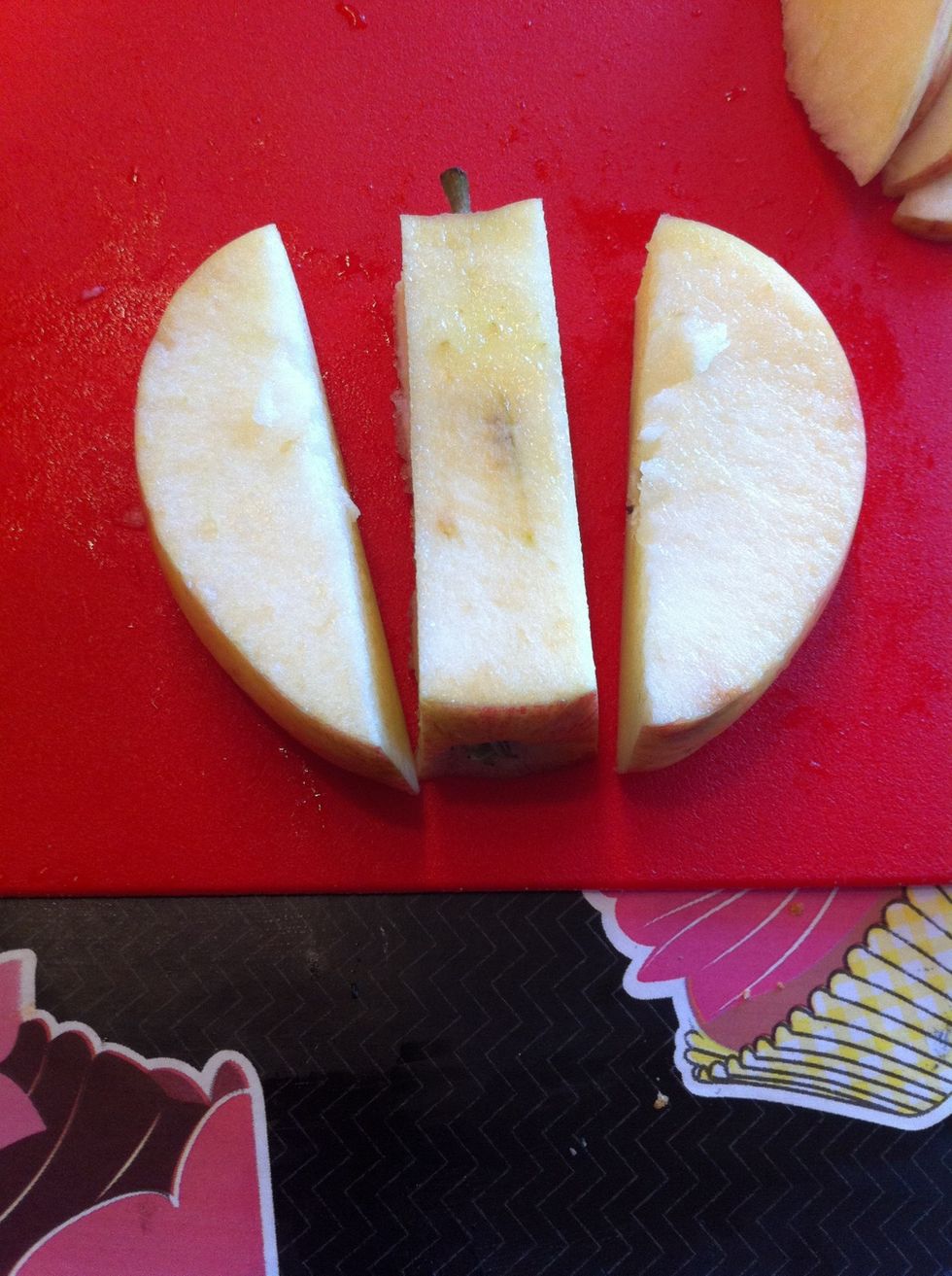 Cut your middle into three parts