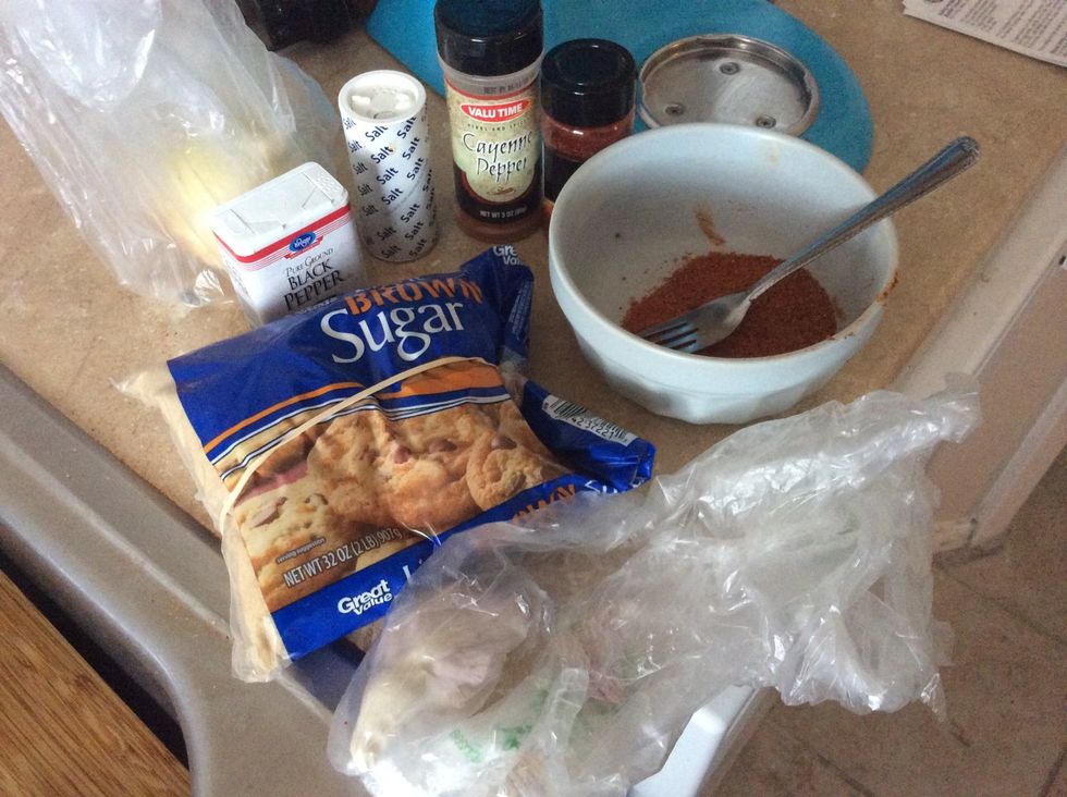 Cut your onion into wedges and cut up your garlic and put them into the slow cooker first