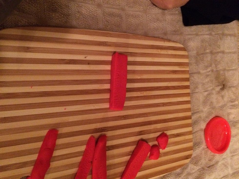 Cut your planks into the desired width for the type of DICE you are doing. Remember - planks to strips to cubes.