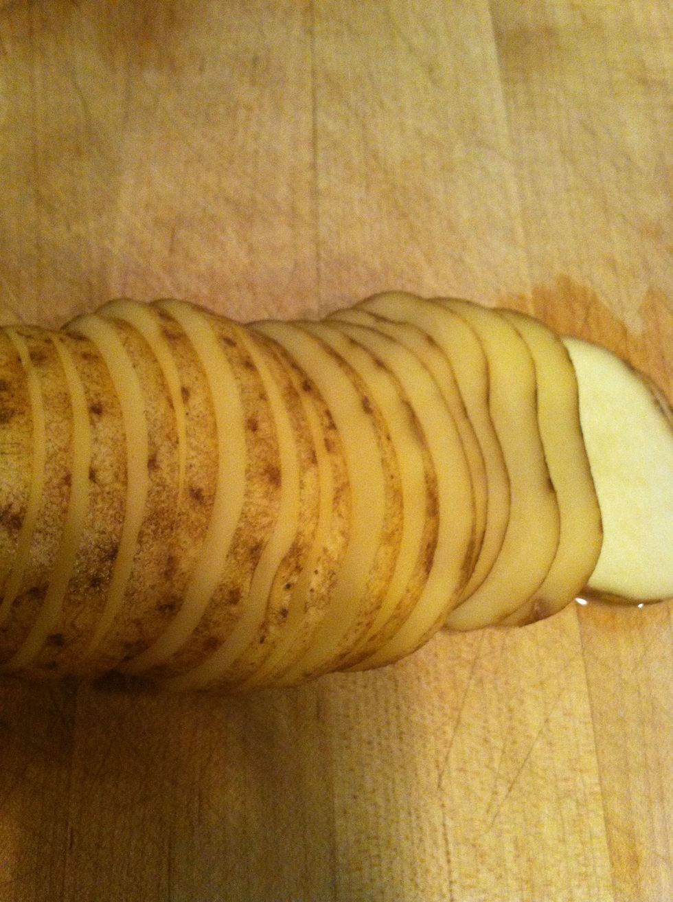 Cut your potato