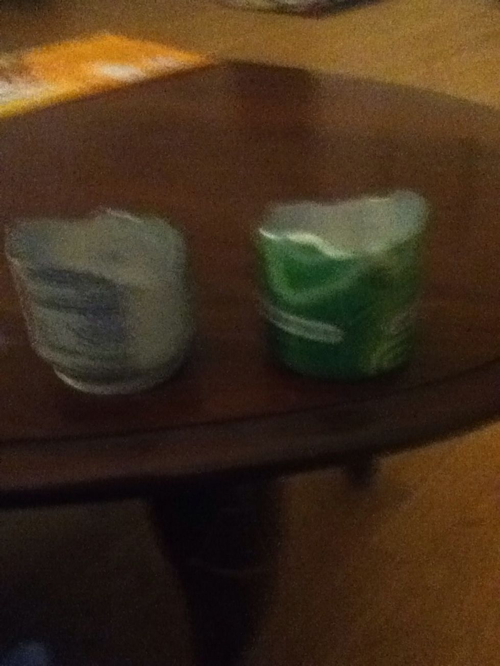 Cut your soda can in half.