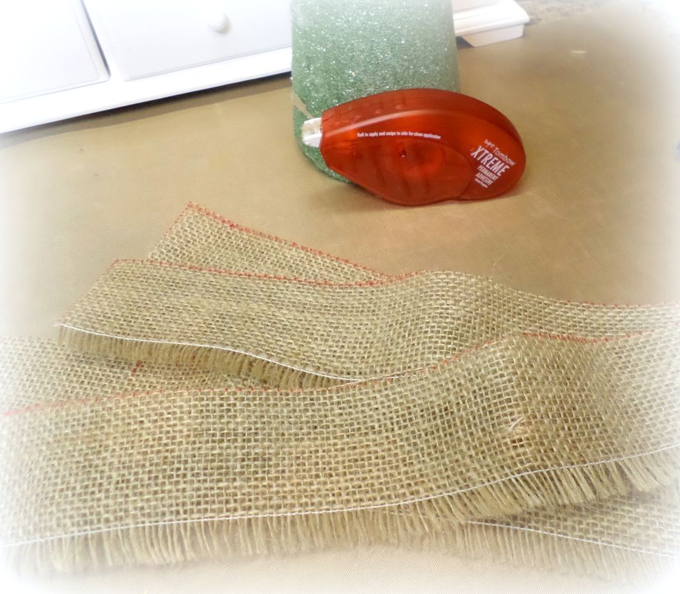 Cut your strips and get ready to glue them!