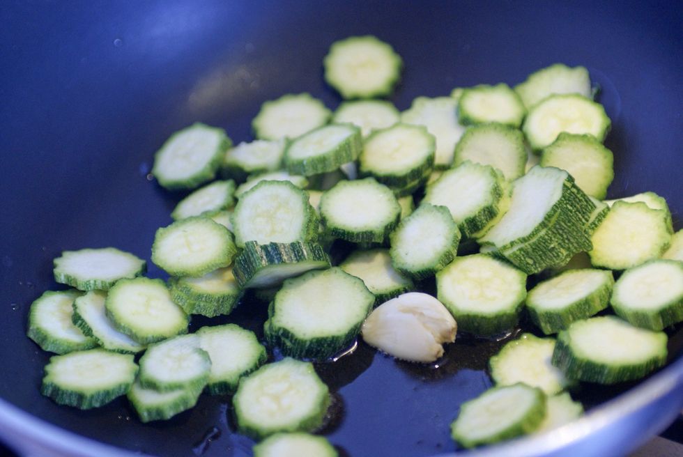 Cut your zucchini