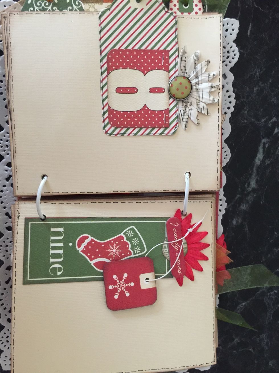 Cutting flowers in half makes them go further and it looks really cute!