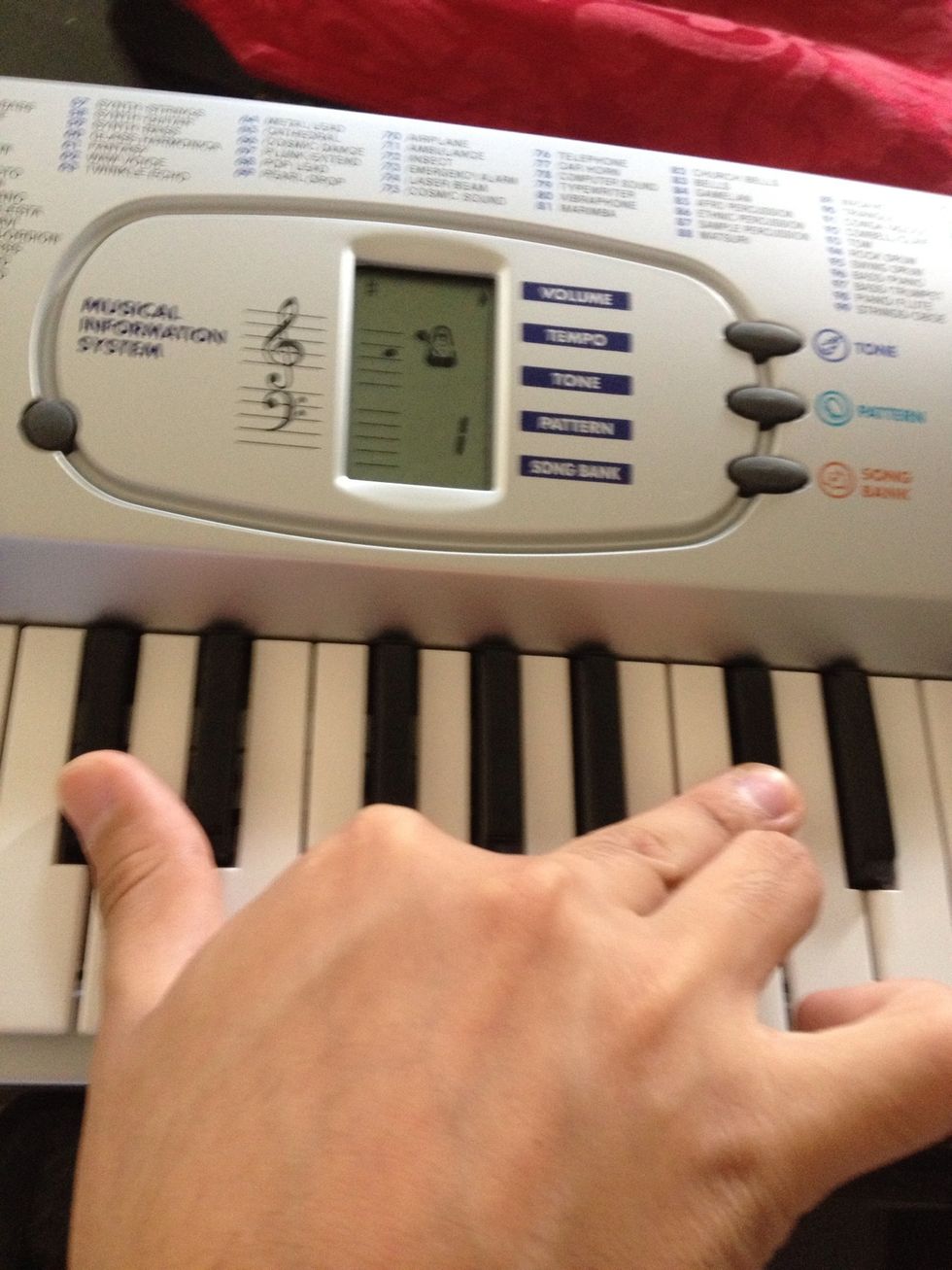 D flat on 3rd and D flat on the 4th